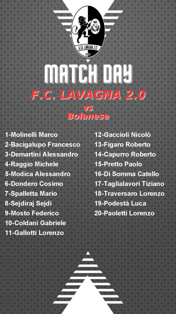 MatchDay_day22_formazione